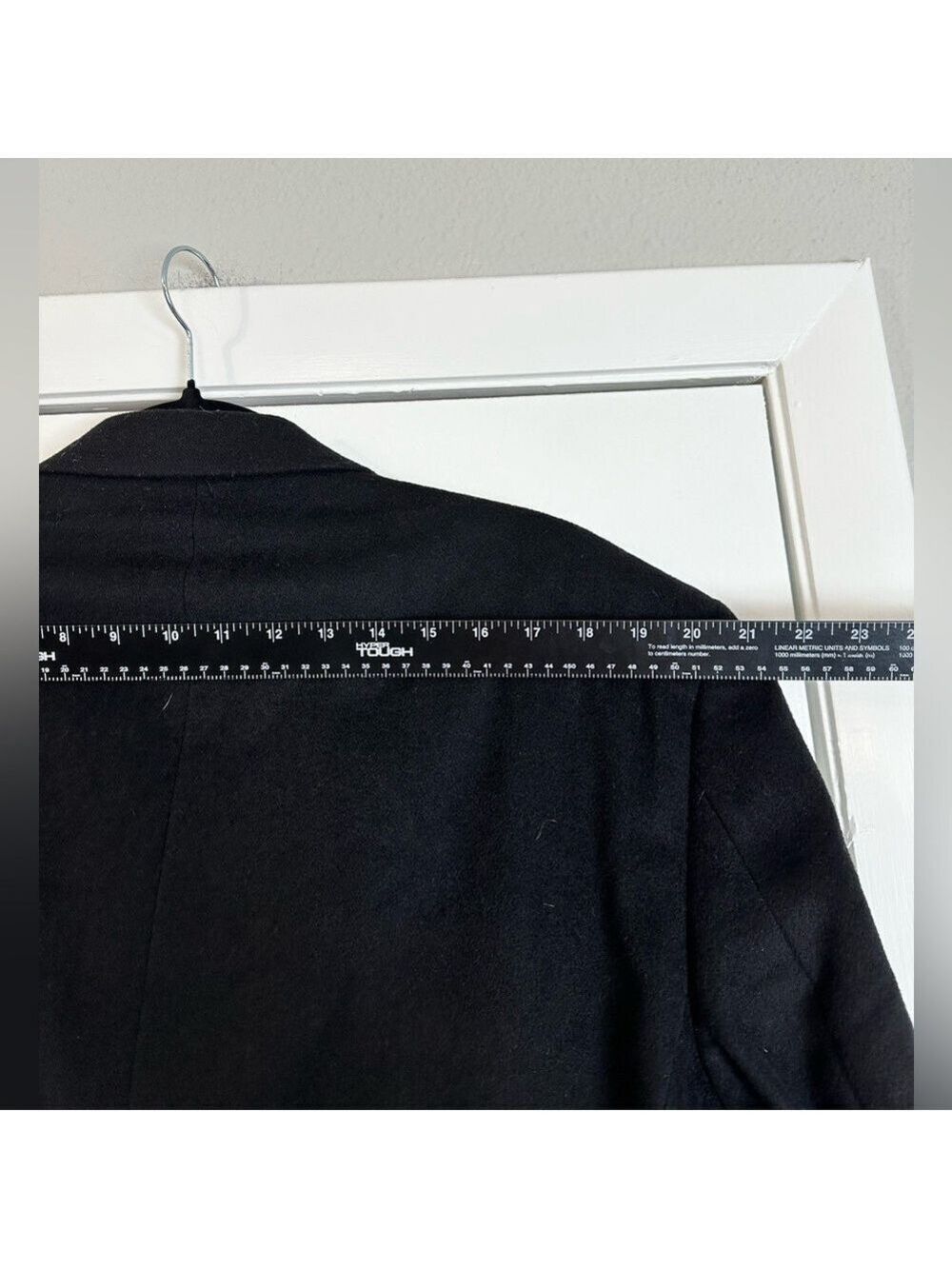 T. Harris London Blazer Cashmere Silk Wool Blend Black 2 Button Men’s Jacket - Picture 9 of 10